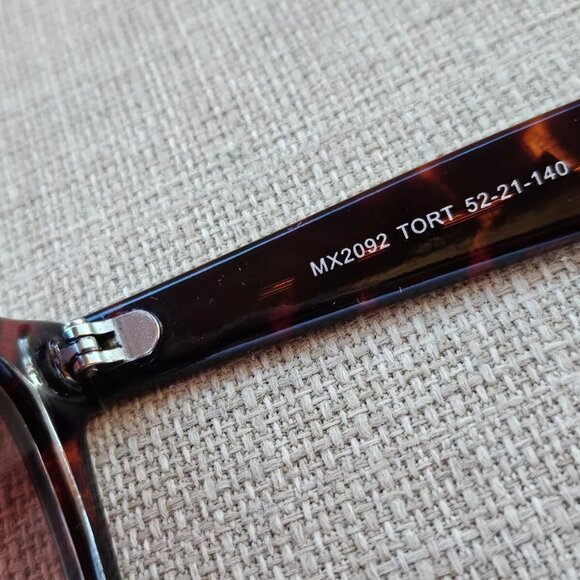 Max Studio Women Sunglasses Dark Tortoise MX2092 52[]21 140 Eye Wear - Picture 10 of 12